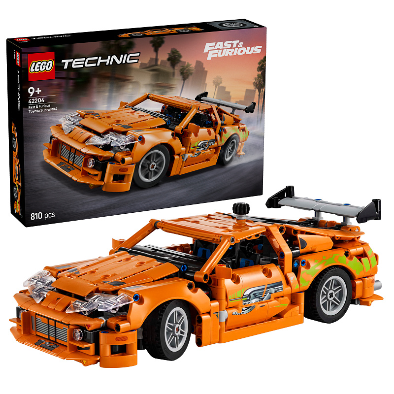 LEGO® Technic Fast and Furious Toyota Supra MK4, komplet s modelom auta 42204