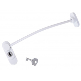 Aga Sigurnosna brava za prozore + ključ Bijela