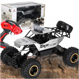 Aga RC auto Rock Crawler 1:12 4WD METAL srebrno