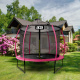 Aga SPORT EXCLUSIVE Trampolin 180 cm Ružičasta + zaštitna mreža