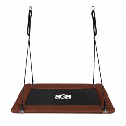 Aga Viseća pravokutna ljuljačka 150x79 cm Smeđa