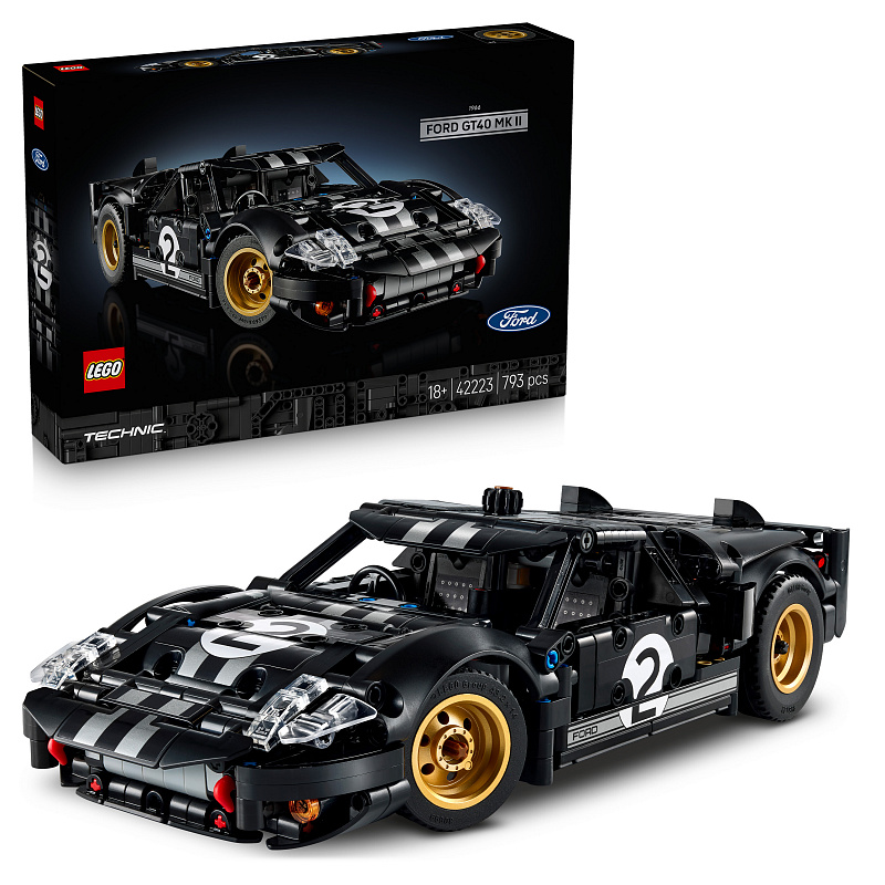 LEGO® Technic Trkaći automobil 1966 Ford GT40 MKII za odrasle 42223