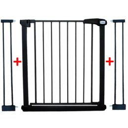 CRNA SIGURNOSNA VRATA S2 za stepenice, vrata 79-105 cm zaštitna barijera