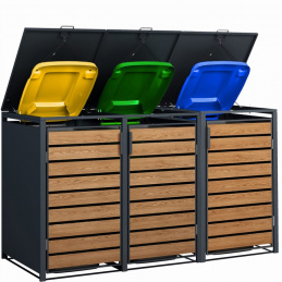 Poklop za 3 kante za smeće