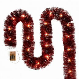 LED lanac za božićno drvce crveni