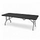 Aga Vrtni sklopivi stol 240x74x74 cm Crni