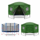 Aga Stan za trampolin 366 cm (12 ft) Tamno zelena