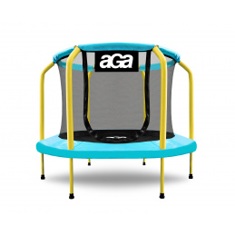Aga Dječja trampolina 150 cm Svijetlo plavo-žuta