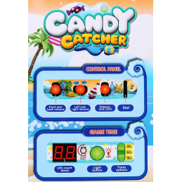Prodajni automat Ball Catcher za djecu 3+ Arkadna igra Ball Catcher + upravljačka ploča + 10 loptica + 12 žetona