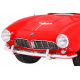 BMW 507 Retro dječji električni auto crveni + LED audio + daljinski upravljač + eko koža + EVA + spori start