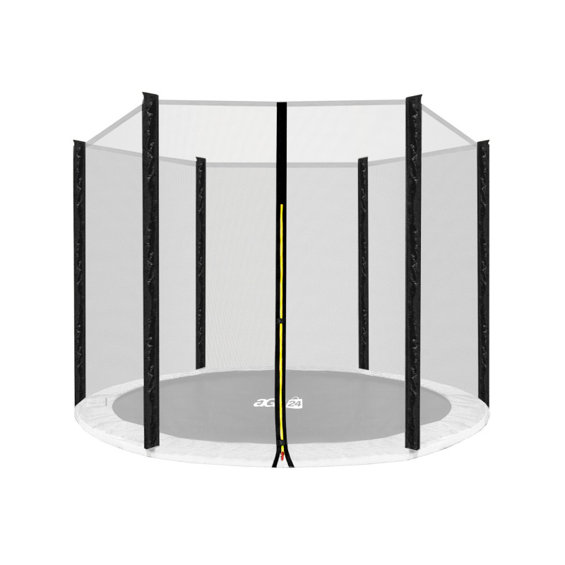 Aga Zaštitna mreža 220 cm za 6 štapova Crna mreža / Crna