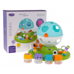 Interaktivni razvrstač s funkcijom svjetla i zvuka plavi