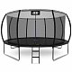 Aga SPORT EXCLUSIVE Trampolin 430 cm Crna + zaštitna mreža + ljestve - II. KVALITETA