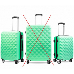 Aga Travel Set putnih kofera vel. M+S Tirkizna 6CZ023 - II. KLASA
