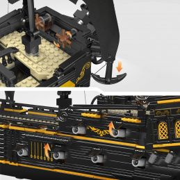 Set Kockica Gusarski Brod Crni 3180 kom.