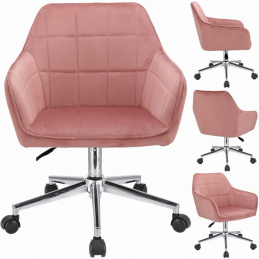 Uredska stolica MILANO ružičasta