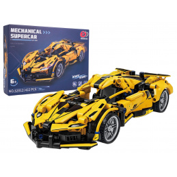 Komplet za izgradnju Sportskog Auta Žutog 422 kom.