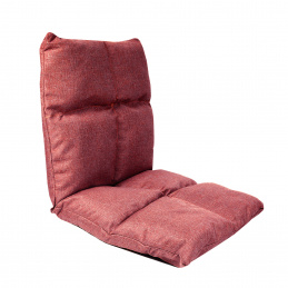 Aga Podesivi podni naslonjač 52x55x55 cm Crveni