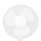 Aga Samostojeći ventilator 40 cm Bijeli
