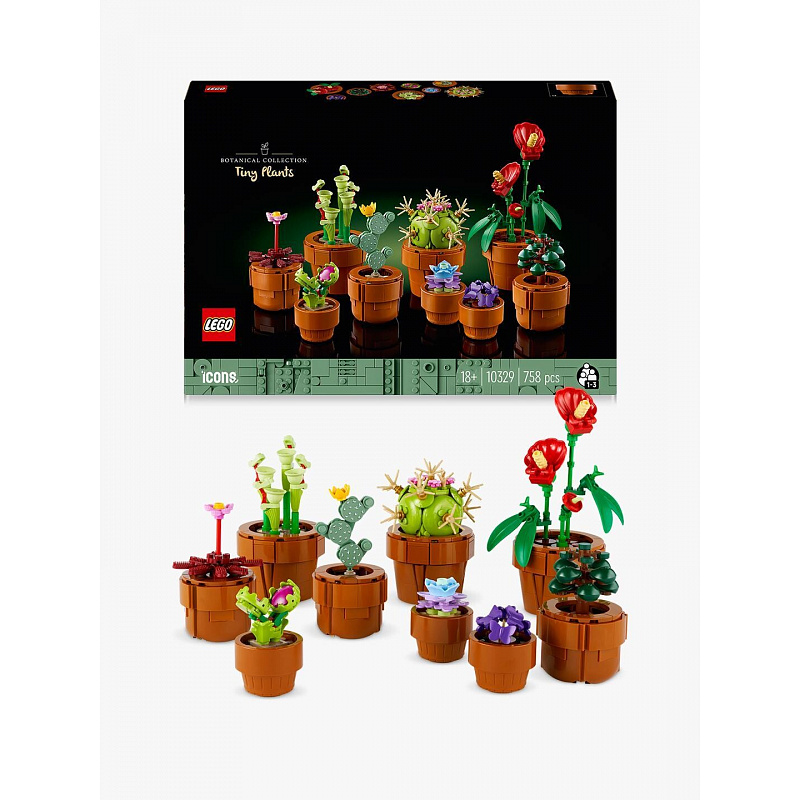 LEGO® Botanicals Sitne biljke, komplet za slaganje za odrasle 10329