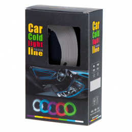 LED ambijentalna rasvjeta za automobil / auto USB / 12V traka 5m bijela