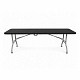 Aga Vrtni sklopivi stol 240x74x74 cm Crni