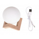 Aga Dekorativna lampa Mjesec 3D - plastična