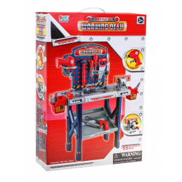 Velika radionica za djecu 3+ Stol s alatima 55 kom. + Električni odvijač + Interaktivne funkcije