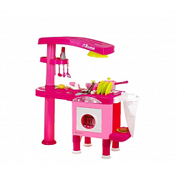 Aga4Kids Plastična kuhinjica KITCHEN Pink 6DZ071 - II. KVALITETA