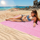 Aga Plaža piknik deka 200x200cm Ružičasta