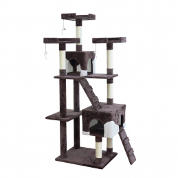 Aga Grebalica za mačke 170 cm Smeđebijela