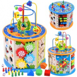 Drvena sortirka edukativnih kocki 8u1 ZA4117 Drvena sortirka edukativnih kocki 8u1 ZA4117