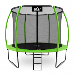 Aga SPORT EXCLUSIVE Trampolin 305 cm Svijetlo zelena + zaštitna mreža + ljestve