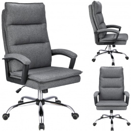 Rotirajuća stolica ESPO tkanina - tamno siva