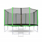 Aga SPORT PRO Trampolin 366 cm Svijetlo zelena + zaštitna mreža + ljestve