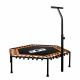 Aga FITNESS Trampolin 130 cm Narančasta + ručka