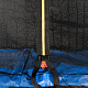 Aga SPORT PRO Trampolin 400 cm Plava + zaštitna mreža + ljestve + džep za obuću