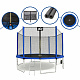 Aga SPORT PRO Trampolin 400 cm Plava + zaštitna mreža + ljestve + džep za obuću