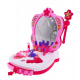 Interaktivni prijenosni toaletni stolić za djevojčice 3+ Ogledalo + kozmetika + pribor