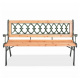 Aga Vrtna klupa MR2012 125x52x73 cm