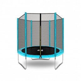 Aga SPORT TOP Trampolin 180 cm Svijetloplava + zaštitna mreža 2TR034 - II. Kvaliteta
