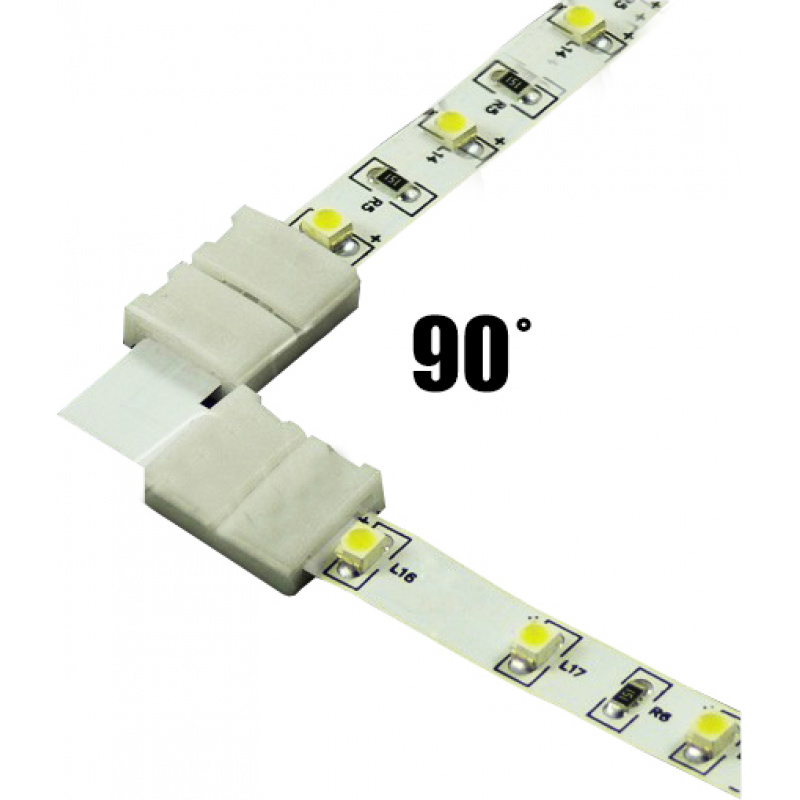 Kutni konektor za LED traku 3528 8mm 2pin
