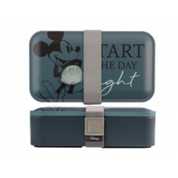 Bento kutija / Kutija za ručak s priborom 12m+ LULABI Mickey Blogger