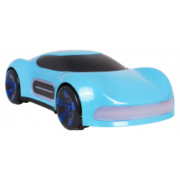 Vozilo s funkcijom dima upravljano daljinskim upravljačem i satom plave boje