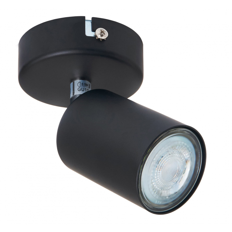 Stropna LED reflektorska svjetiljka VIKI 1x GU10 crna