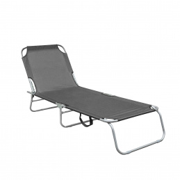 Aga Vrtni podesivi ležaljka Siva