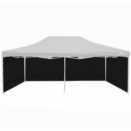 Aga Bočne stranice za prodajni štand 3x6m Crna