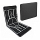 Aga Vrtni sklopivi stol 240x74x74 cm Crni