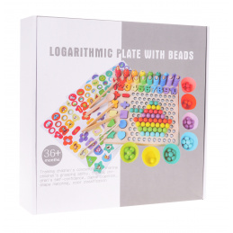 Edukativni drveni set igara za djecu 3+ Igra pecanja riba + učenje brojeva + stvaranje uzoraka