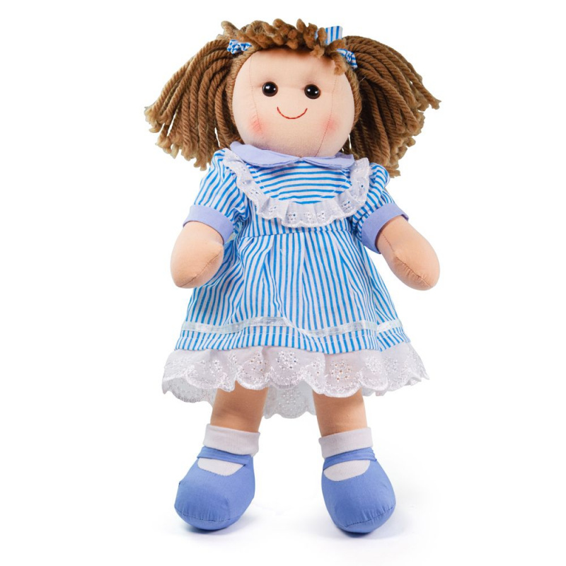Bigjigs Toys Tkanina lutka Amelia 38 cm 2DZ165 - II. Kvaliteta
